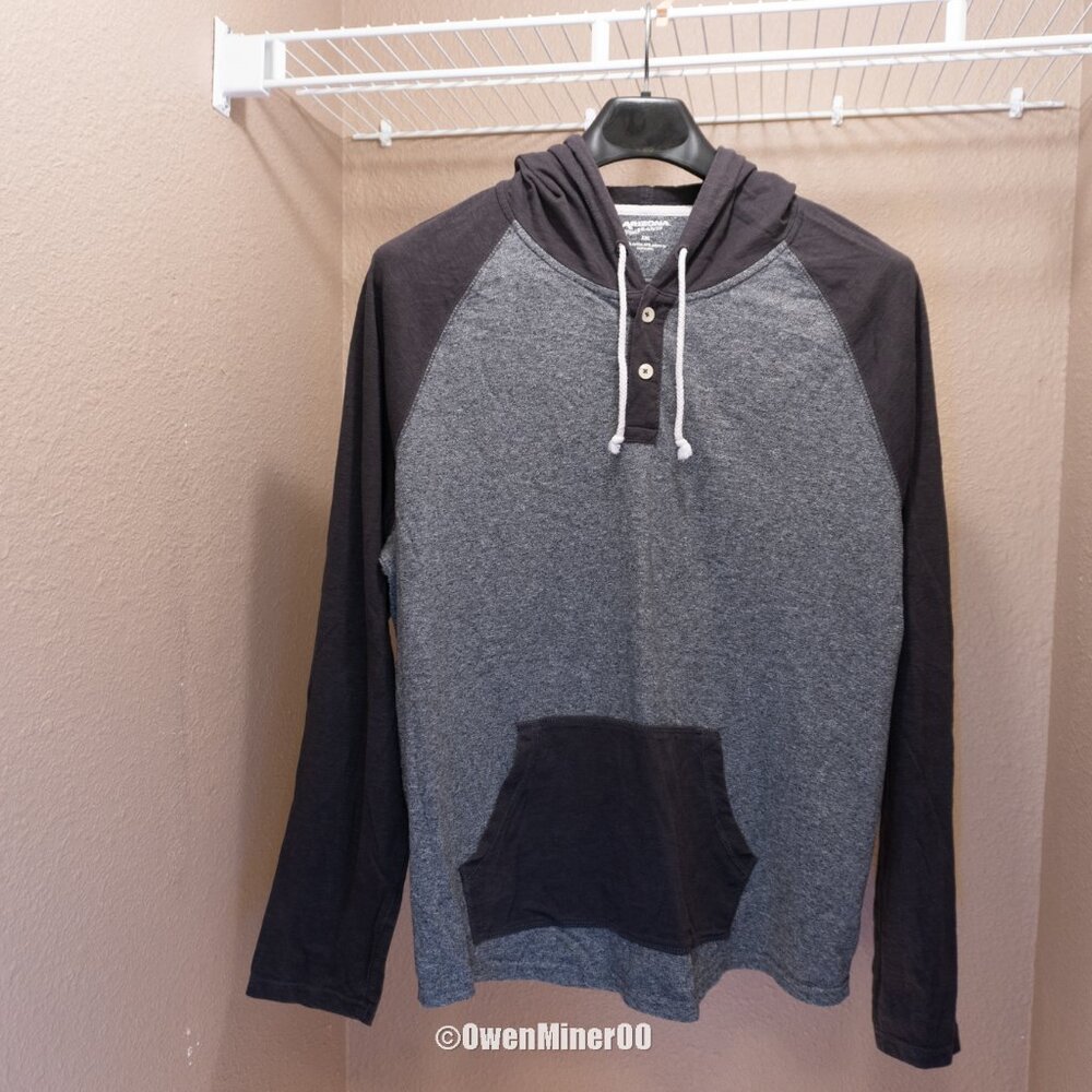 Arizona XXL Grey Long Sleeve Hoodie/Shirt
